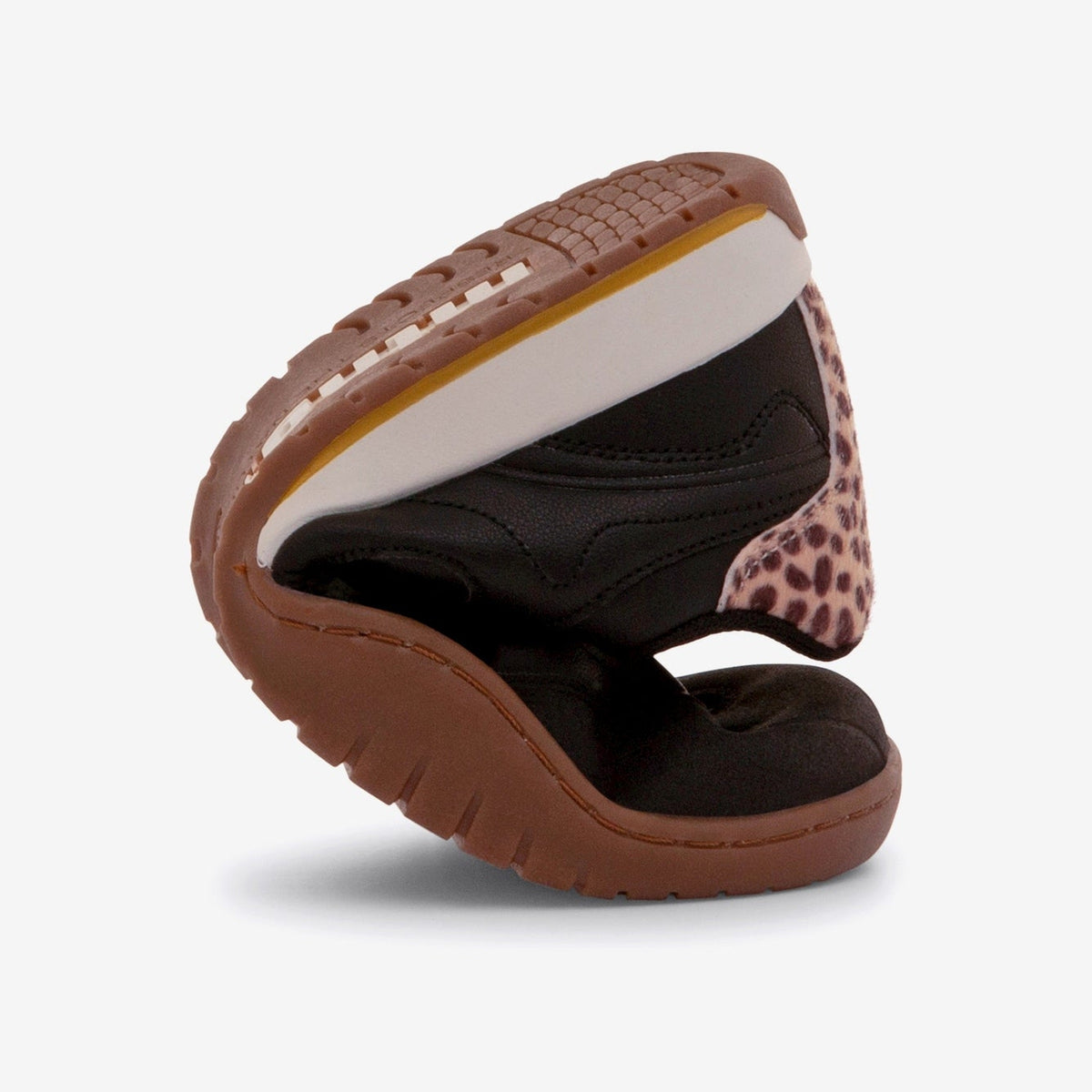 Mustang Free Orbit Negro Leopardo para mujer — vista 3