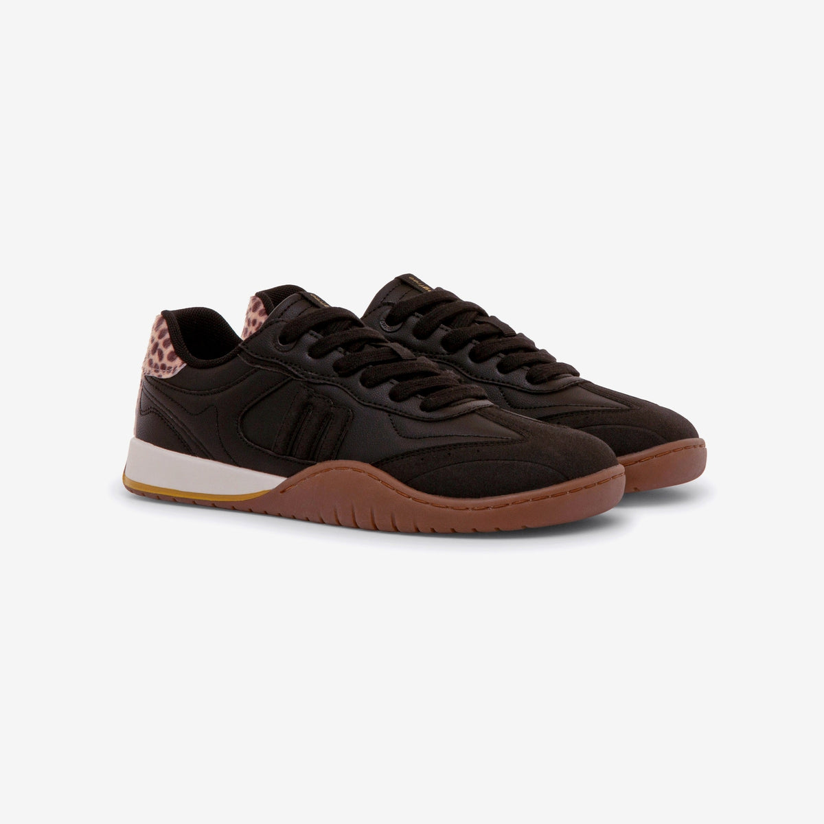 Mustang Free Orbit Negro Leopardo para mujer — vista 4